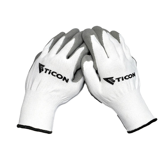 Ticon Fabrication Basics Nitrile Coated Nylon Gloves - 10 Pack